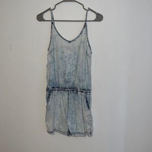 Acid Wash Romper